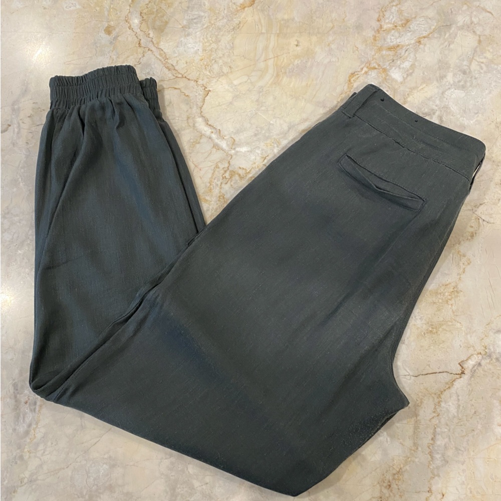 Green joggers